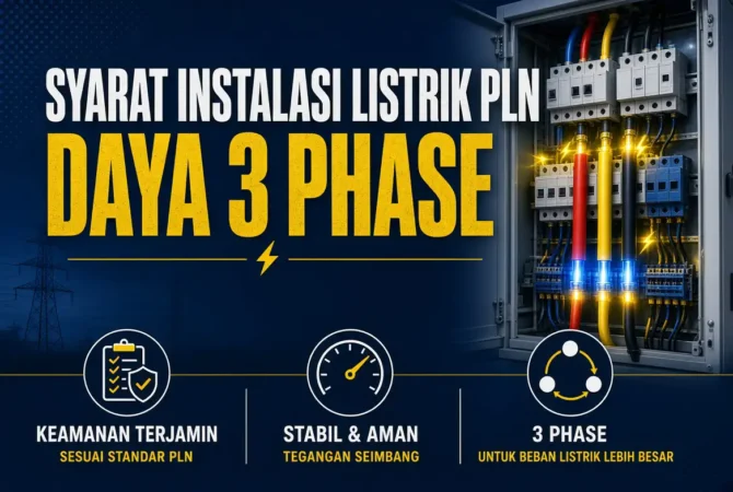 Syarat Instalasi Listrik dari PLN untuk Daya 3 Phase