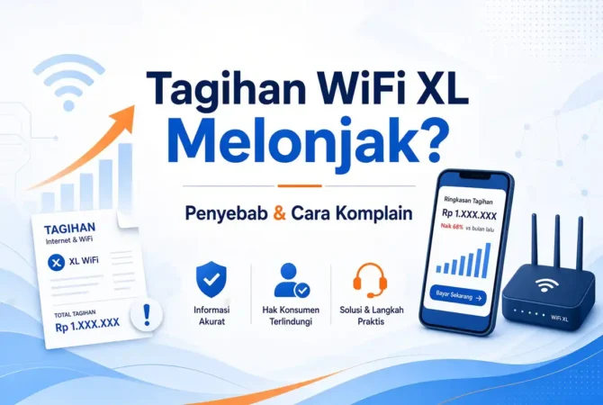 Tagihan WiFi XL Melonjak? Penyebab & Cara Komplain