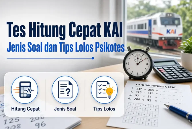 Tes Hitung Cepat KAI: Jenis Soal dan Tips Lolos Psikotes