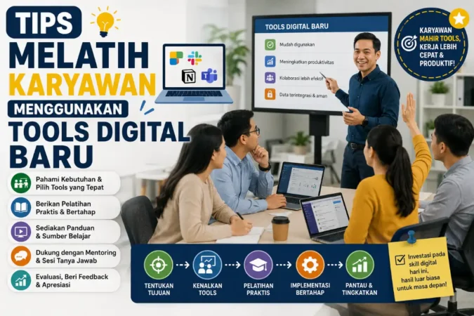 Tips Melatih Karyawan Menggunakan Tools Digital Baru