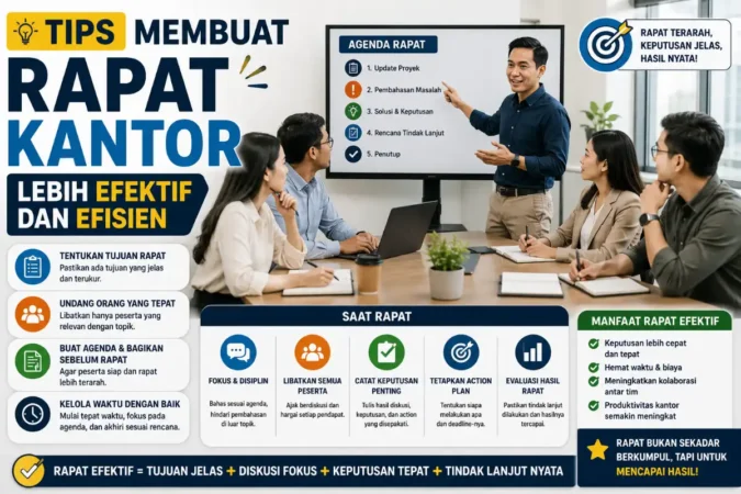 Tips Membuat Rapat Kantor Lebih Efektif dan Efisien