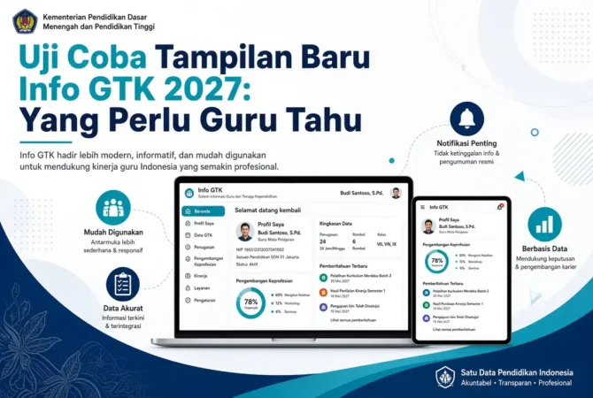 Uji Coba Tampilan Baru Info GTK 2027: Yang Perlu Guru Tahu