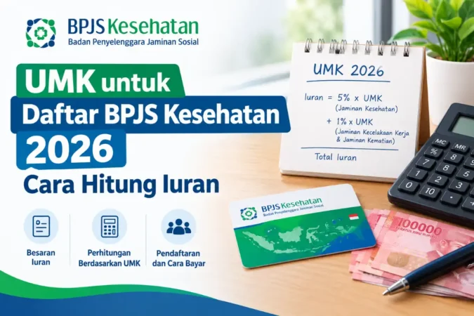 UMK untuk Daftar BPJS Kesehatan 2026: Cara Hitung Iuran