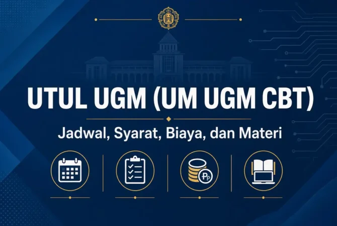 UTUL UGM (UM UGM CBT): Jadwal, Syarat, Biaya, dan Materi