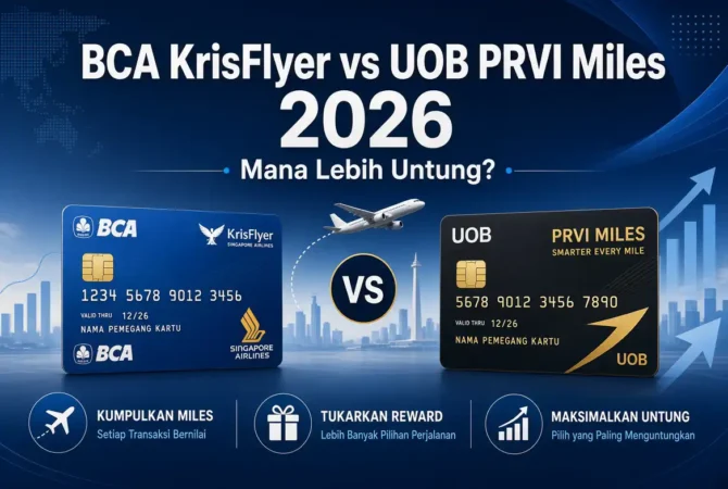 BCA KrisFlyer vs UOB PRVI Miles 2026: Mana Lebih Untung?