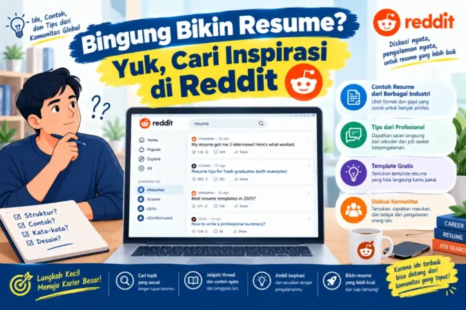 Bingung Bikin Resume? Yuk, Cari Inspirasi di Reddit