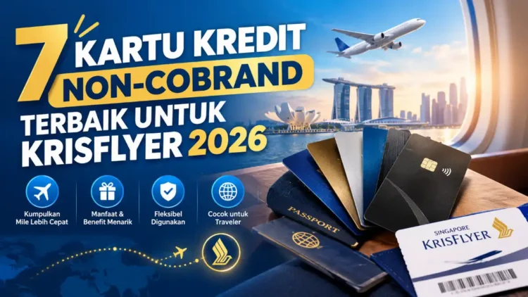 7 Kartu Kredit Non-Cobrand Terbaik untuk KrisFlyer 2026