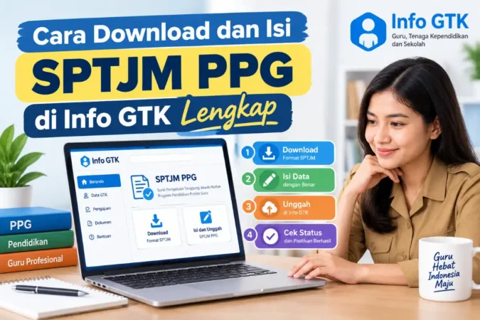 Cara Download dan Isi SPTJM PPG di Info GTK Lengkap