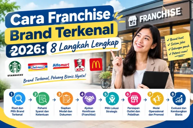 Cara Franchise Brand Terkenal 2026: 8 Langkah Lengkap