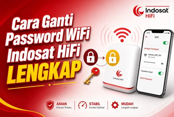 Cara Ganti Password WiFi Indosat HiFi Lengkap