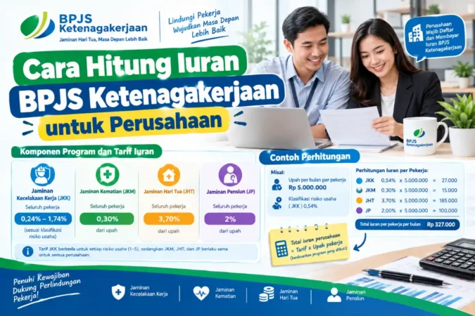 Cara Hitung Iuran BPJS Ketenagakerjaan untuk Perusahaan