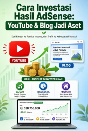 Cara Investasi Hasil AdSense: YouTube & Blog Jadi Aset