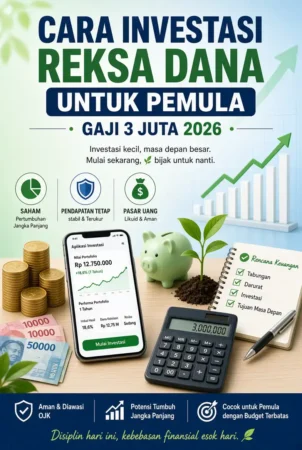 Cara Investasi Reksa Dana untuk Pemula Gaji 3 Juta 2026