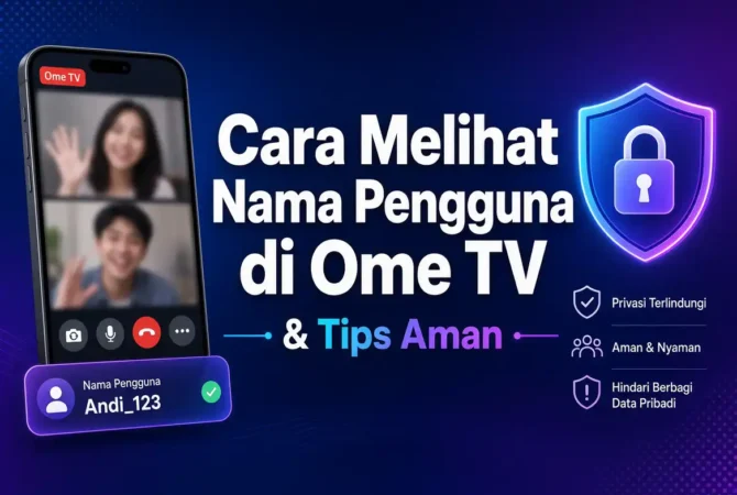Cara Melihat Nama Pengguna di Ome TV & Tips Aman
