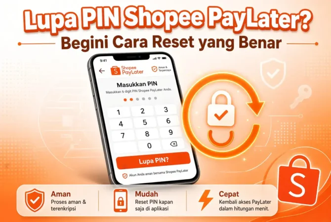 Lupa PIN Shopee PayLater? Begini Cara Reset yang Benar