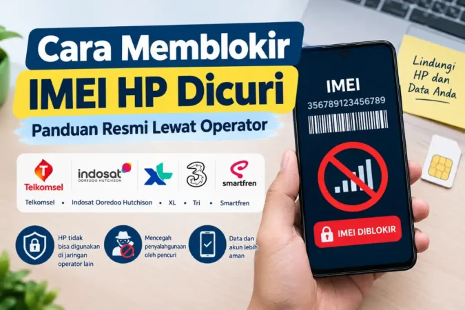 Cara Memblokir IMEI HP Dicuri: Panduan Resmi Lewat Operator