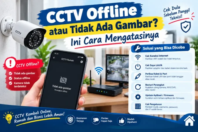 CCTV Offline atau Tidak Ada Gambar? Ini Cara Mengatasinya