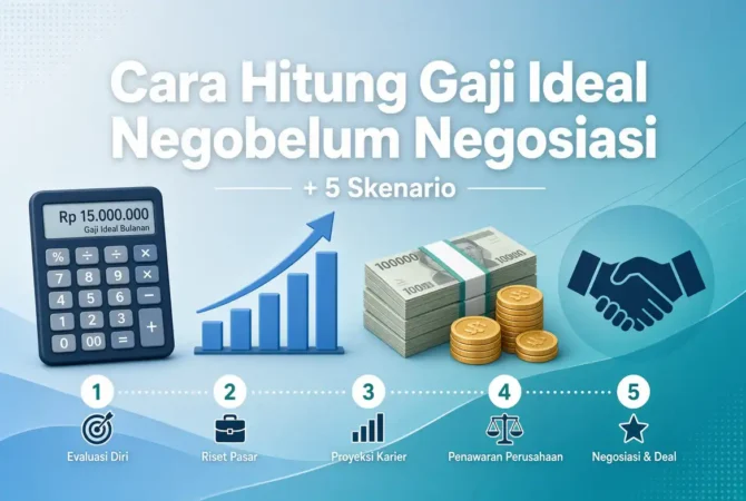 Cara Hitung Gaji Ideal Sebelum Negosiasi + 5 Skenario