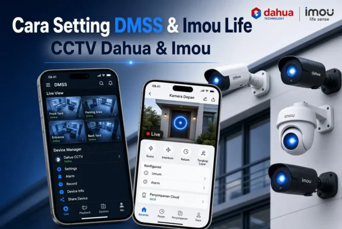 Cara Setting DMSS dan Imou Life untuk CCTV Dahua dan Imou