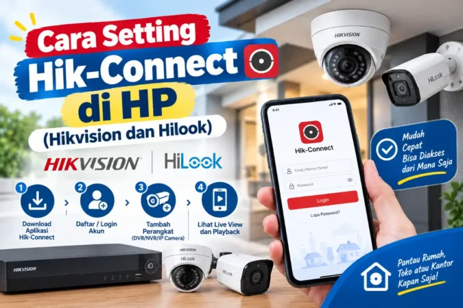 Cara Setting Hik-Connect di HP (Hikvision dan Hilook)