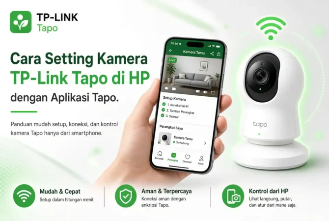 Cara Setting Kamera TP-Link Tapo di HP dengan Aplikasi Tapo