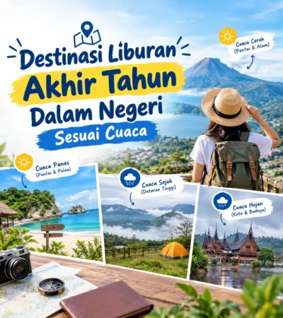 Destinasi Liburan Akhir Tahun Dalam Negeri Sesuai Cuaca