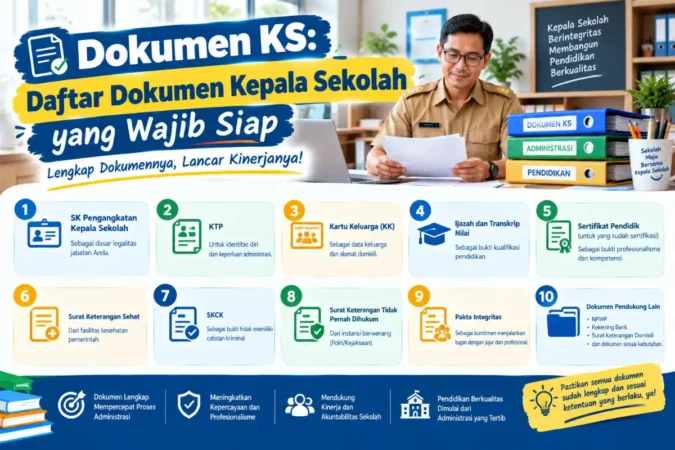 Dokumen KS: Daftar Dokumen Kepala Sekolah yang Wajib Siap