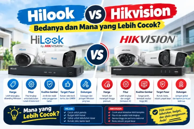 Hilook vs Hikvision: Bedanya dan Mana yang Lebih Cocok?