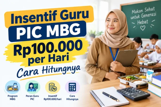 Insentif Guru PIC MBG Rp100.000 per Hari: Cara Hitungnya
