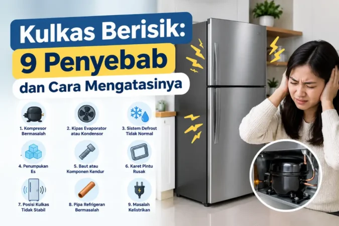 Kulkas Berisik: 9 Penyebab dan Cara Mengatasinya