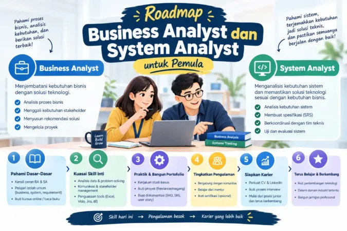 Roadmap Business Analyst dan System Analyst untuk Pemula