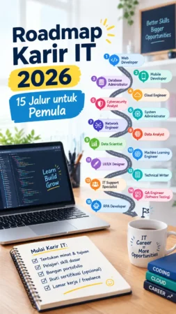 Roadmap Karir IT 2026: 15 Jalur untuk Pemula