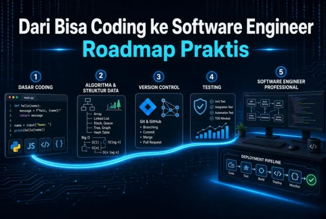 Dari Bisa Coding ke Software Engineer: Roadmap Praktis