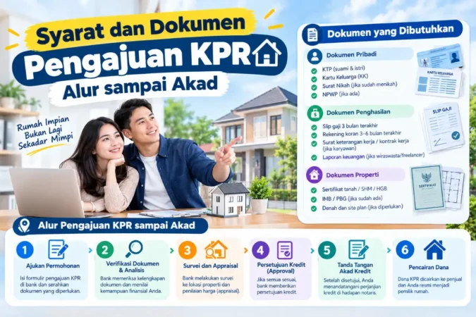 Syarat dan Dokumen Pengajuan KPR: Alur sampai Akad