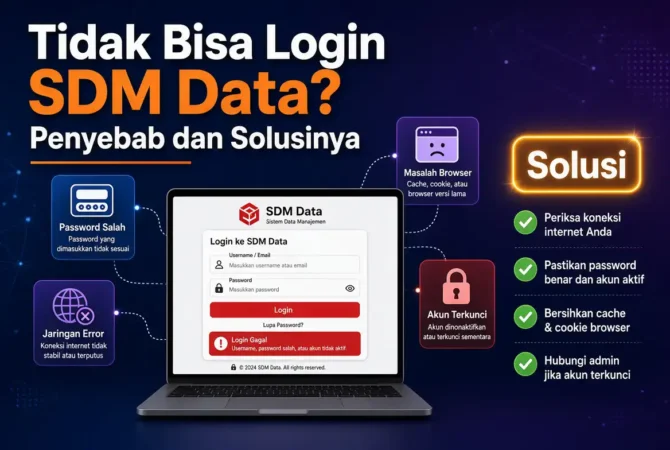 Tidak Bisa Login SDM Data? Penyebab dan Solusinya