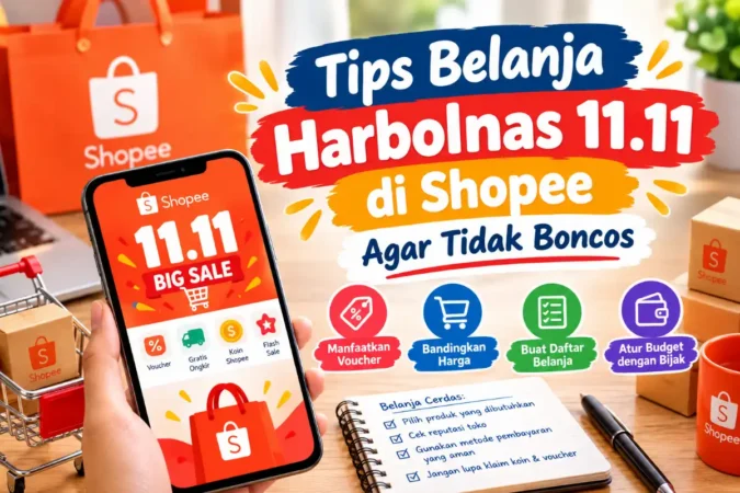 Tips Belanja Harbolnas 11.11 di Shopee Agar Tidak Boncos