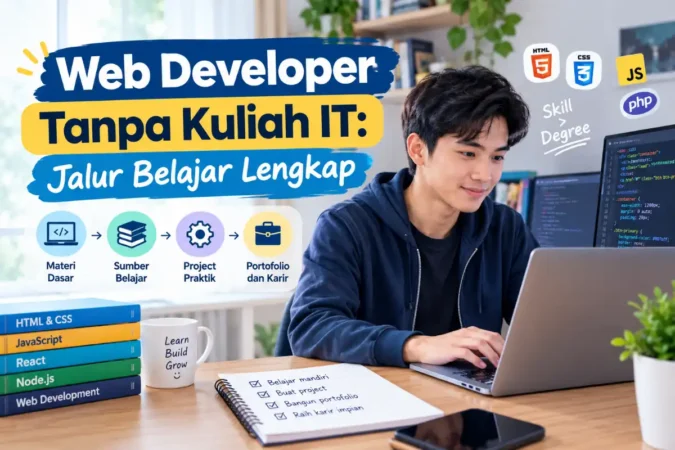 Web Developer Tanpa Kuliah IT: Jalur Belajar Lengkap