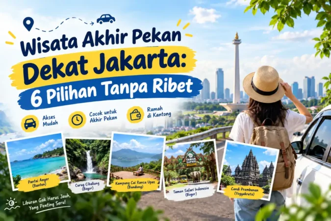 Wisata Akhir Pekan Dekat Jakarta: 6 Pilihan Tanpa Ribet